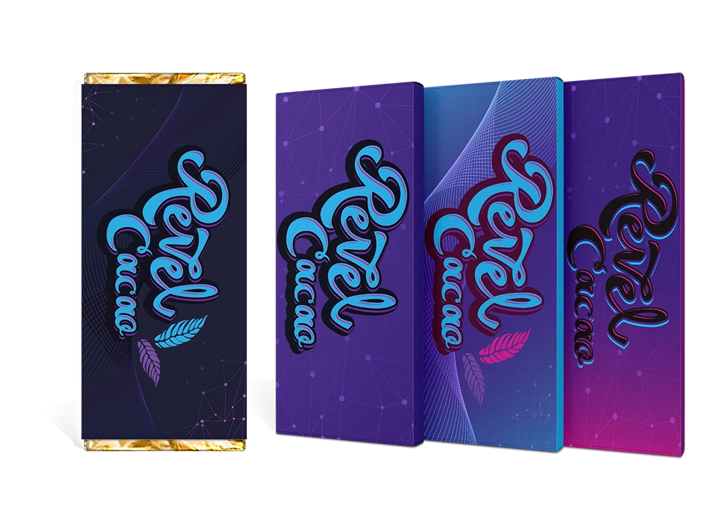 Revel Cacao concept package design jh creates